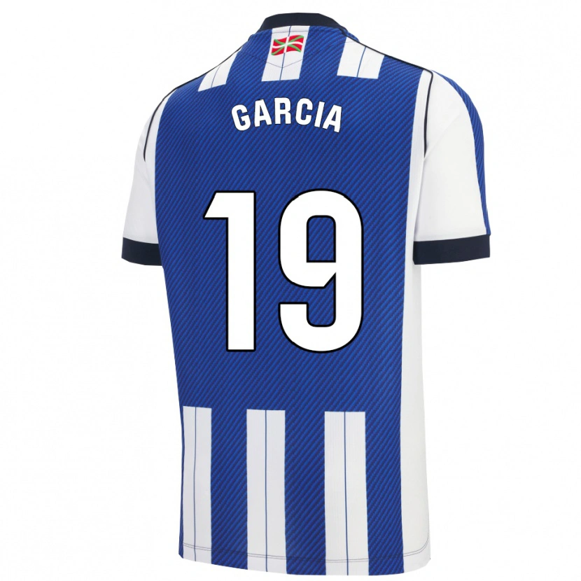 Danxen Hombre Camiseta Alex Marchal #19 Azul Blanco 1ª Equipación 2025/26 La Camisa México