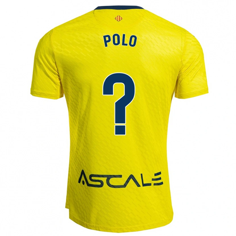 Danxen Hombre Camiseta Pablo Polo #0 Amarillo Marino 1ª Equipación 2025/26 La Camisa México