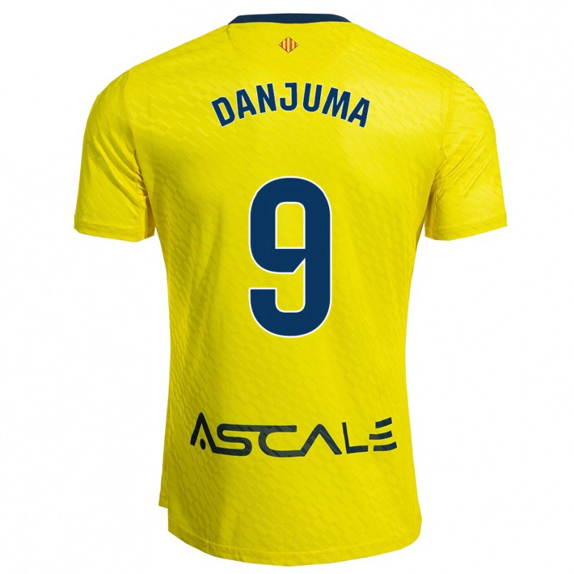Danxen Hombre Camiseta Arnaut Danjuma #9 Amarillo Marino 1ª Equipación 2025/26 La Camisa México