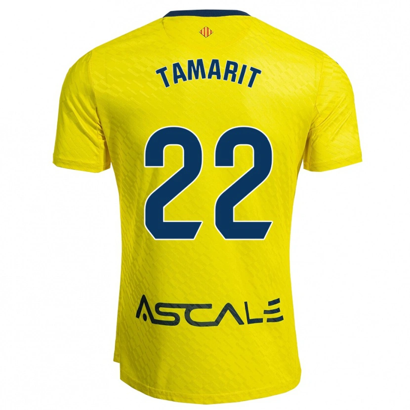 Danxen Hombre Camiseta Toni Tamarit #22 Amarillo Marino 1ª Equipación 2025/26 La Camisa México