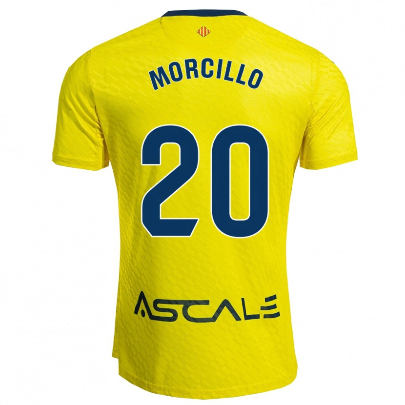 Danxen Hombre Camiseta Raquel Morcillo #20 Amarillo Marino 1ª Equipación 2025/26 La Camisa México