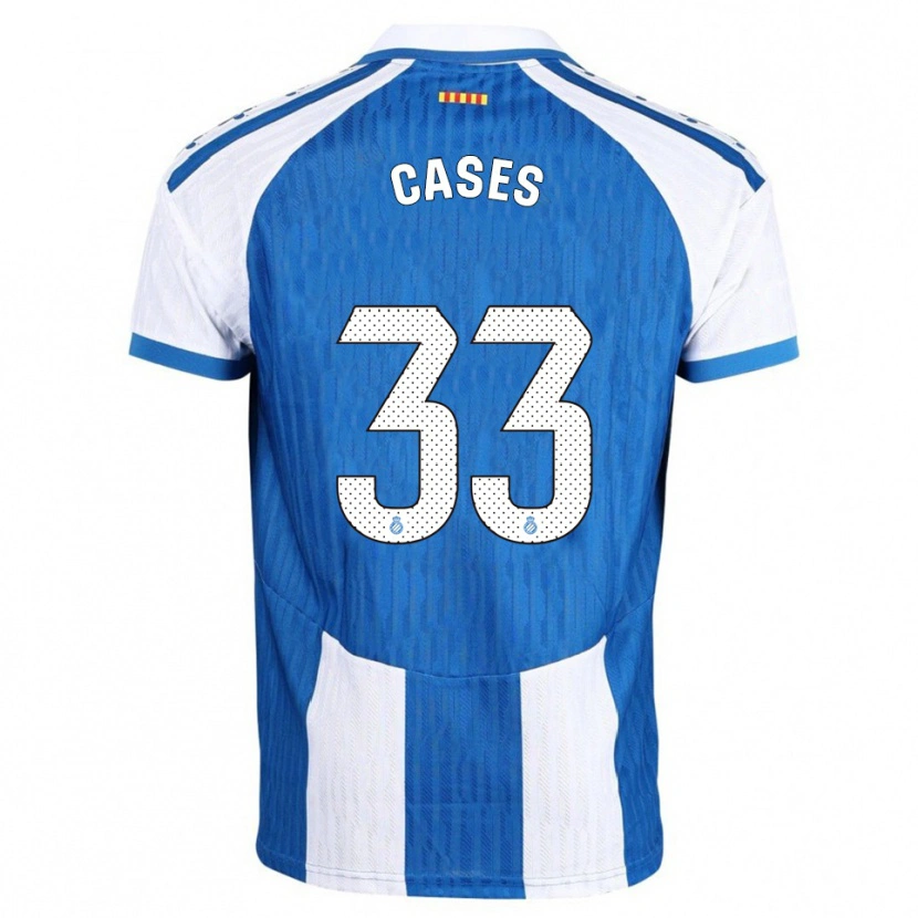 Danxen Hombre Camiseta Arnau Cases #33 Azul Blanco 1ª Equipación 2025/26 La Camisa México