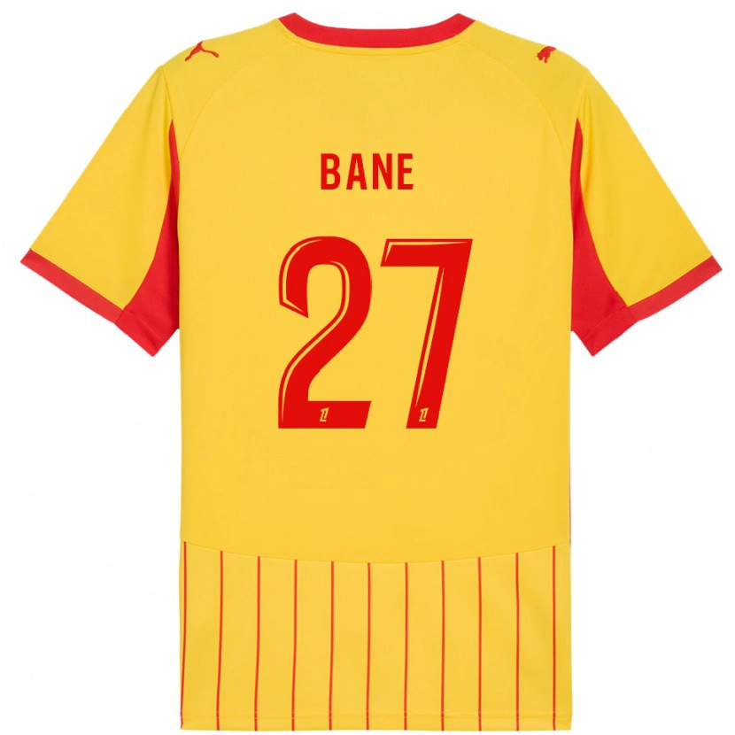 Danxen Hombre Camiseta Sidi Bane #27 Amarillo Rojo 1ª Equipación 2025/26 La Camisa México