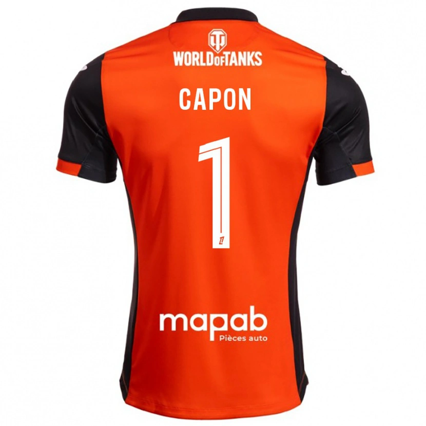 Danxen Hombre Camiseta Emma Capon #1 Negro Naranja 1ª Equipación 2025/26 La Camisa México