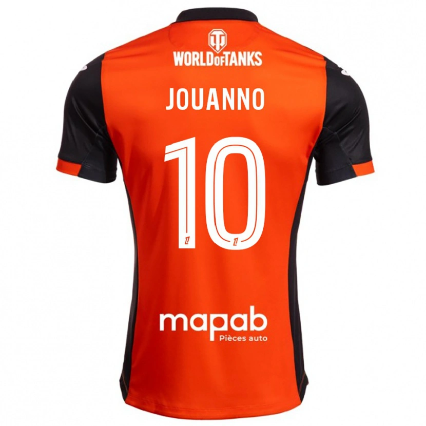 Danxen Hombre Camiseta Mathilde Jouanno #10 Negro Naranja 1ª Equipación 2025/26 La Camisa México