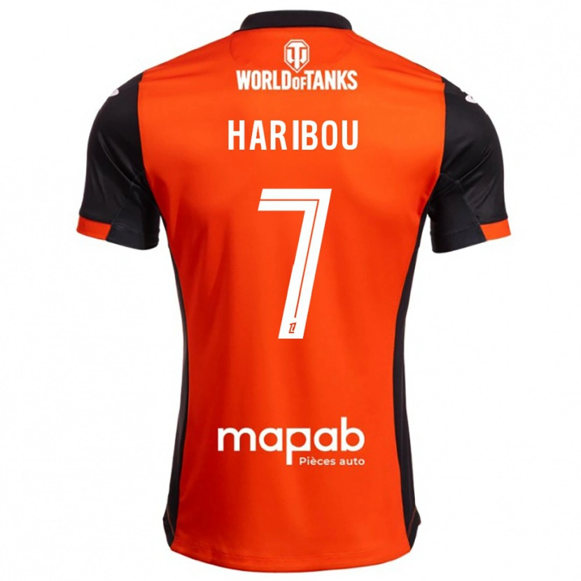 Danxen Hombre Camiseta Samir Haribou #7 Negro Naranja 1ª Equipación 2025/26 La Camisa México