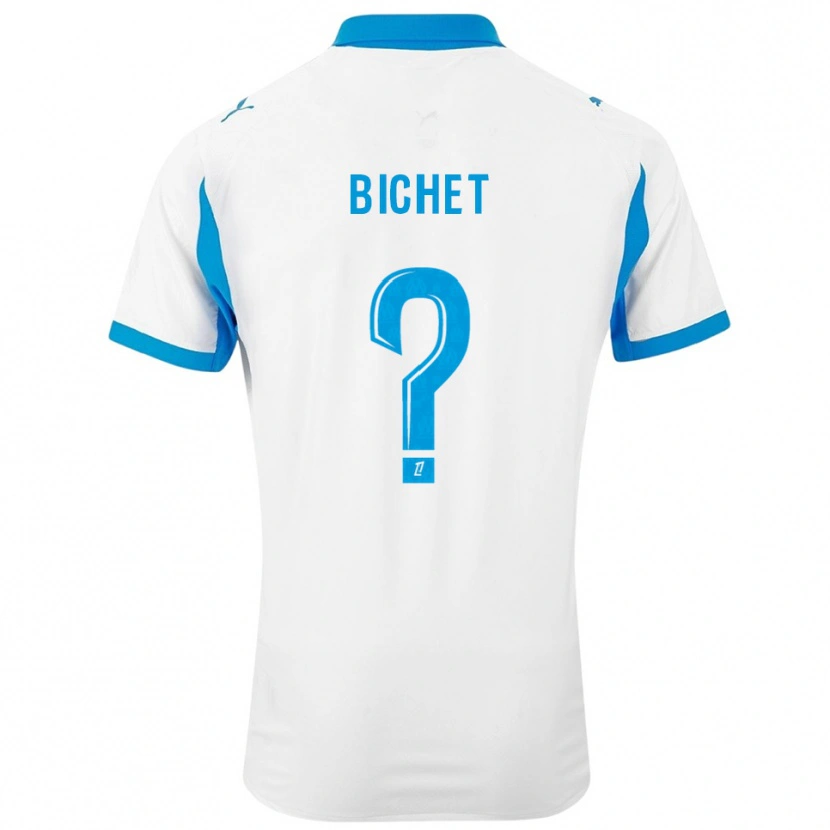 Danxen Hombre Camiseta Tristan Bichet #0 Blanco Celeste 1ª Equipación 2025/26 La Camisa México