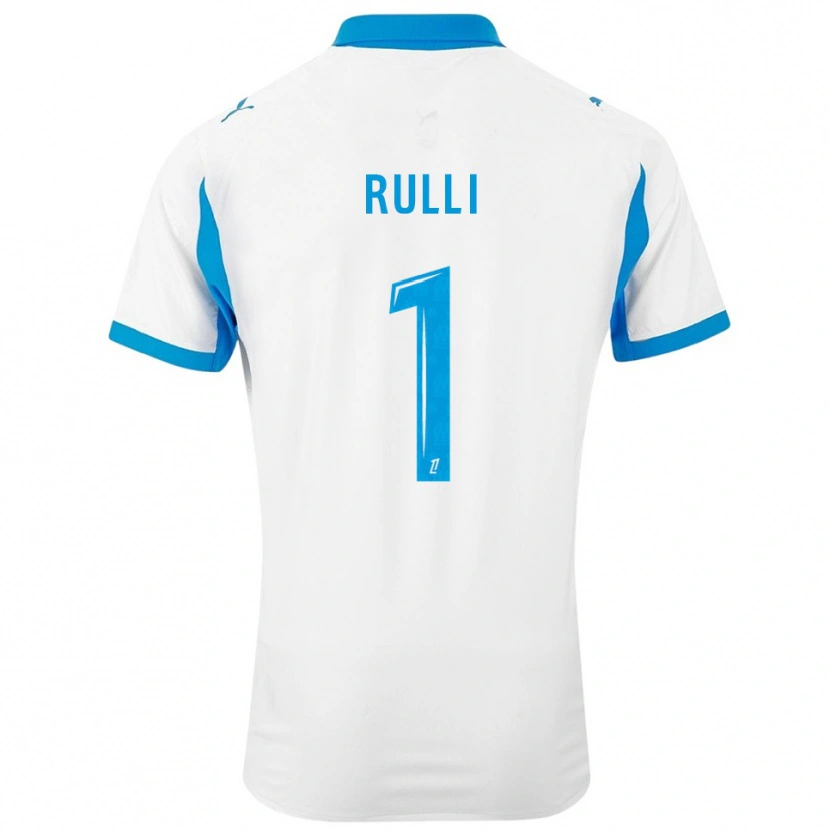 Danxen Hombre Camiseta Gerónimo Rulli #1 Blanco Celeste 1ª Equipación 2025/26 La Camisa México
