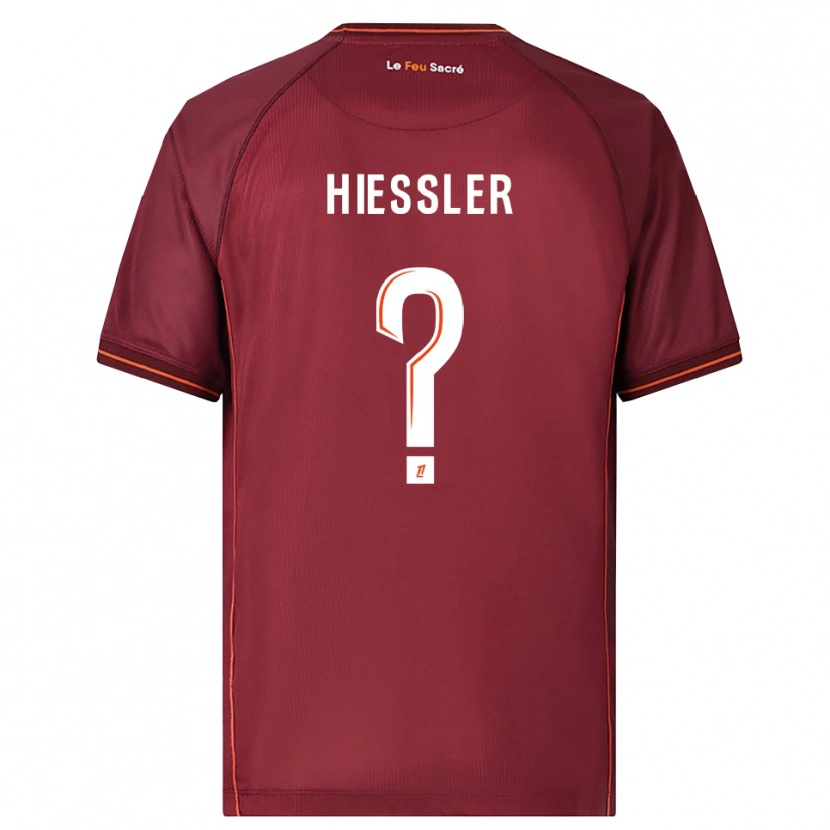 Danxen Hombre Camiseta Morgan Hiessler #0 Burdeos Blanco 1ª Equipación 2025/26 La Camisa México