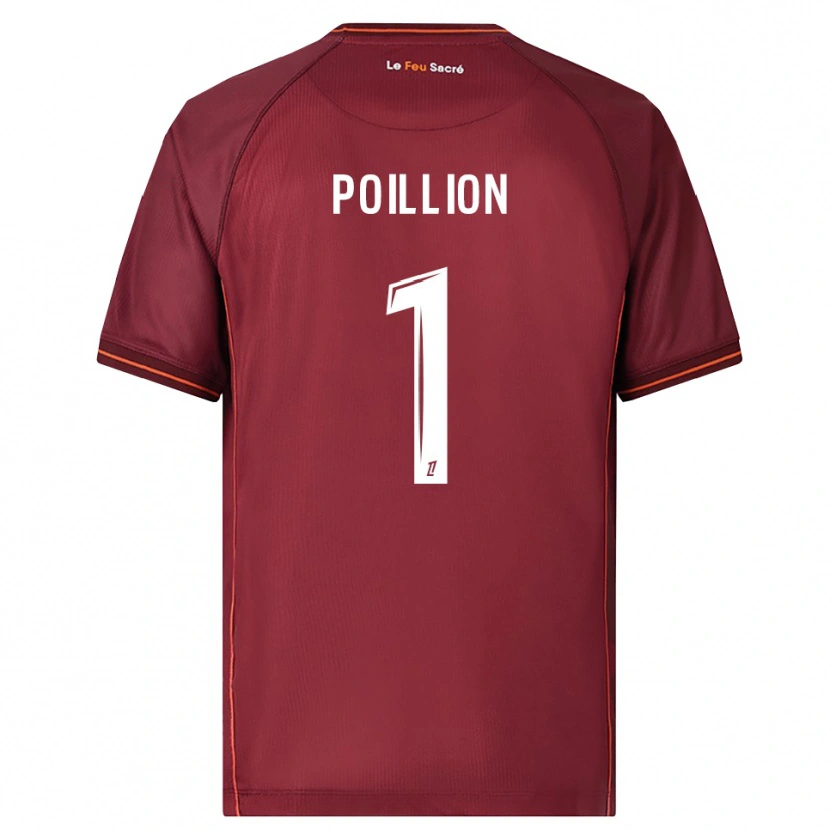 Danxen Hombre Camiseta Noé Poillion #1 Burdeos Blanco 1ª Equipación 2025/26 La Camisa México