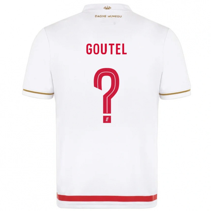 Danxen Hombre Camiseta Farid Goutel #0 Rojo Blanco 1ª Equipación 2025/26 La Camisa México