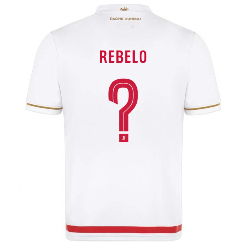 Danxen Hombre Camiseta Tiago Rebelo #0 Rojo Blanco 1ª Equipación 2025/26 La Camisa México