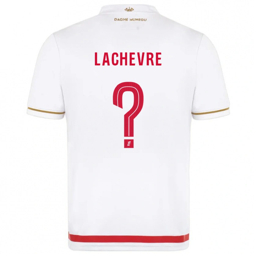 Danxen Hombre Camiseta Téo Lachevre #0 Rojo Blanco 1ª Equipación 2025/26 La Camisa México