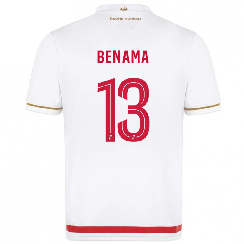 Danxen Hombre Camiseta Mayssam Benama #13 Rojo Blanco 1ª Equipación 2025/26 La Camisa México