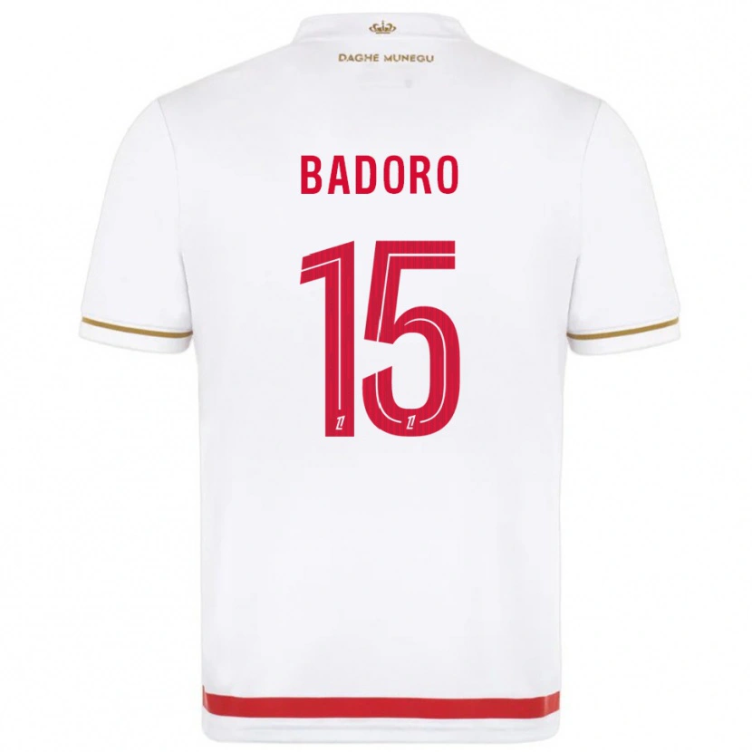 Danxen Hombre Camiseta Chaihane Badoro #15 Rojo Blanco 1ª Equipación 2025/26 La Camisa México