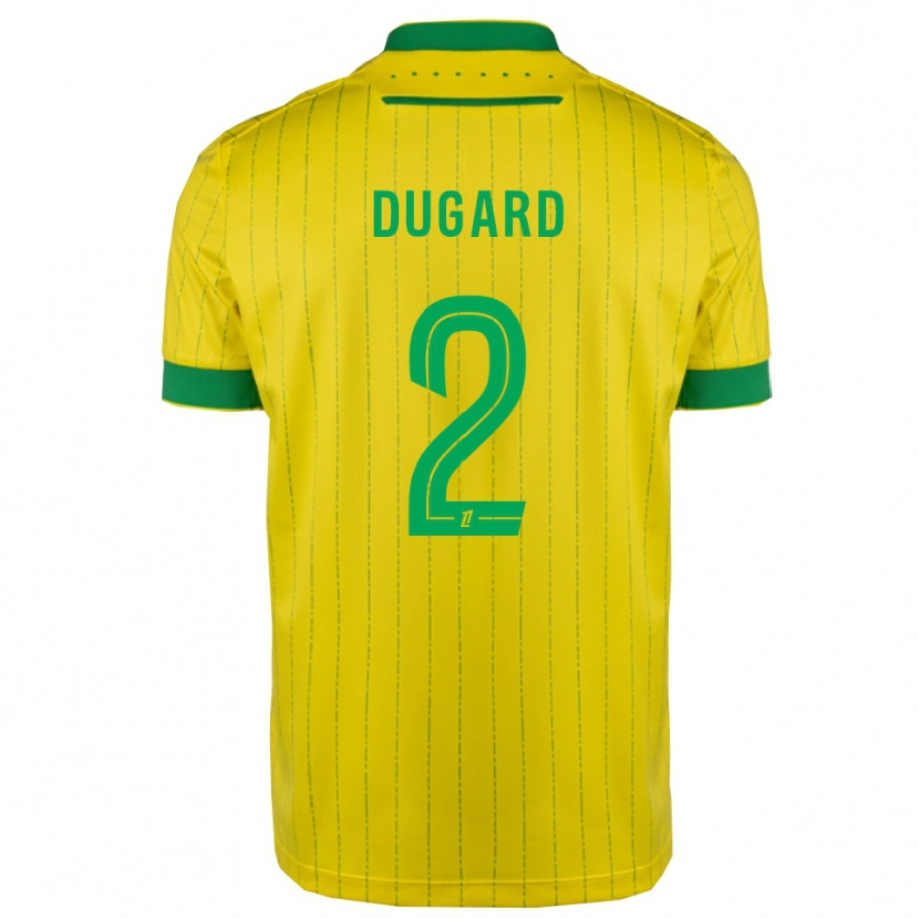Danxen Hombre Camiseta Taigy Dugard #2 Amarillo Verde 1ª Equipación 2025/26 La Camisa México