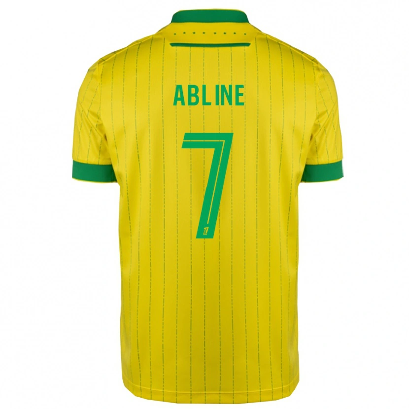 Danxen Hombre Camiseta Matthis Abline #7 Amarillo Verde 1ª Equipación 2025/26 La Camisa México