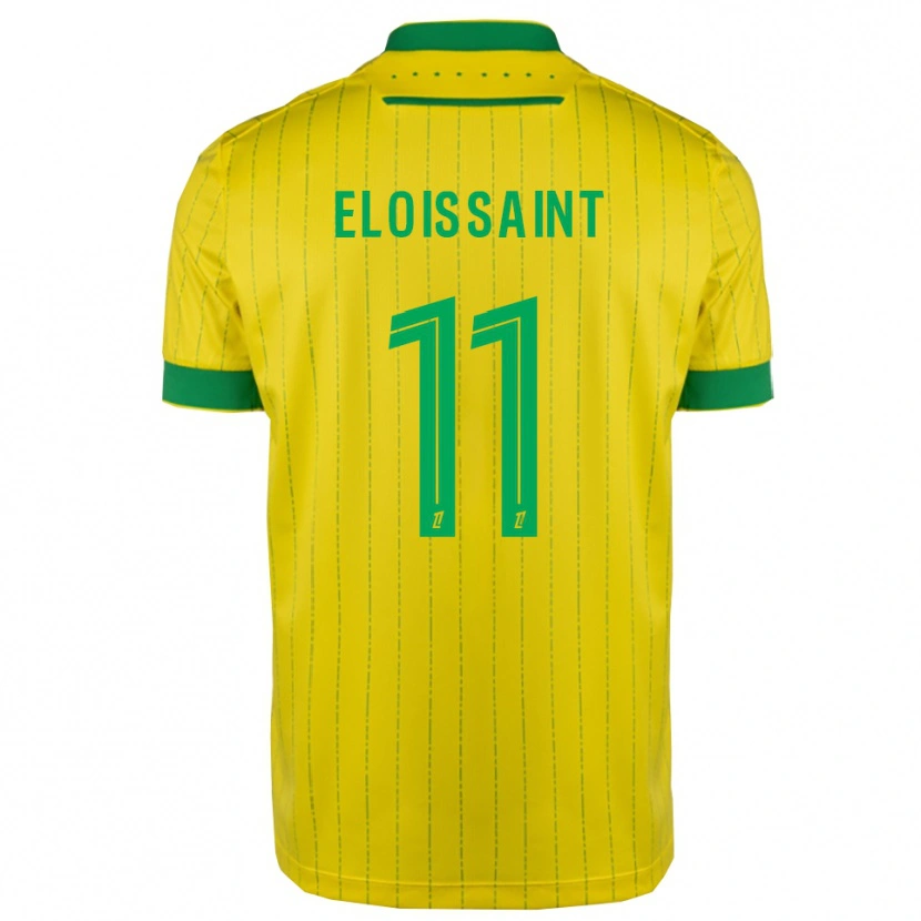 Danxen Hombre Camiseta Roseline Eloissaint #11 Amarillo Verde 1ª Equipación 2025/26 La Camisa México