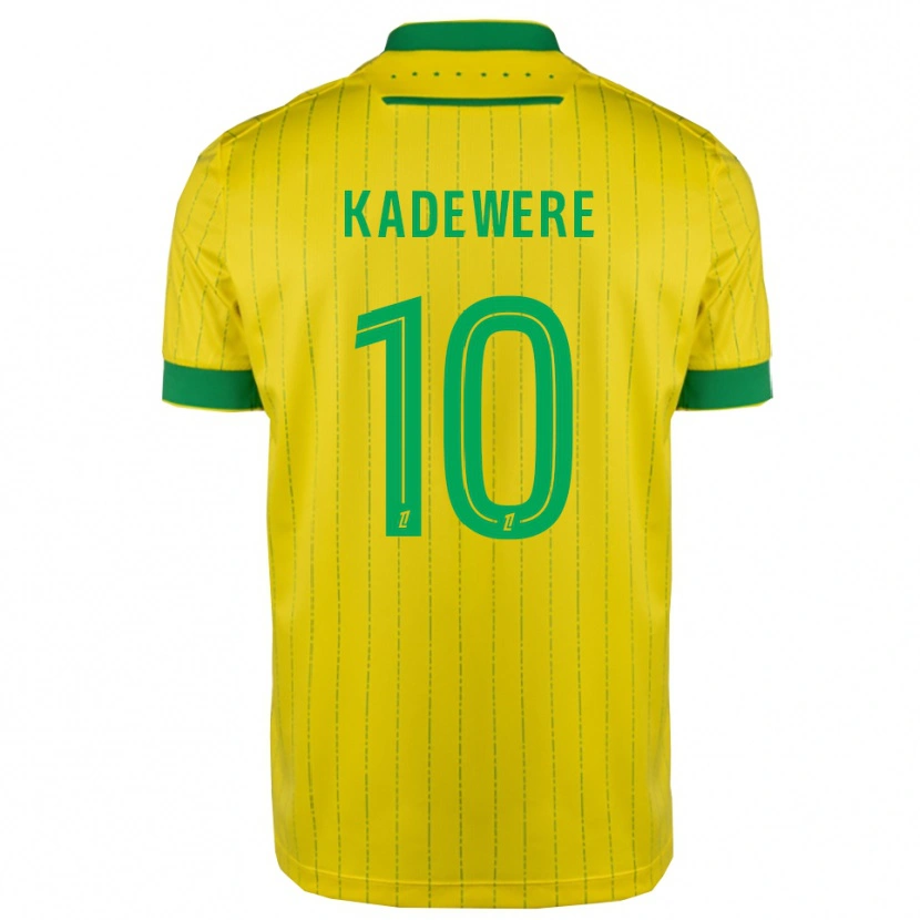 Danxen Hombre Camiseta Tino Kadewere #10 Amarillo Verde 1ª Equipación 2025/26 La Camisa México