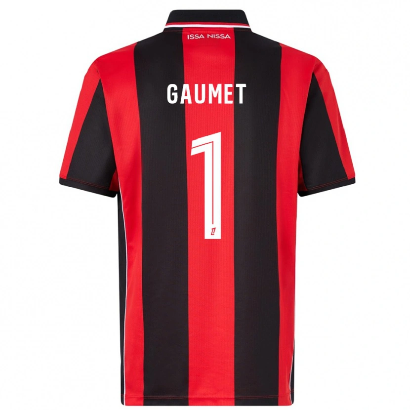 Danxen Hombre Camiseta Noa Gaumet #1 Rojo Negro 1ª Equipación 2025/26 La Camisa México