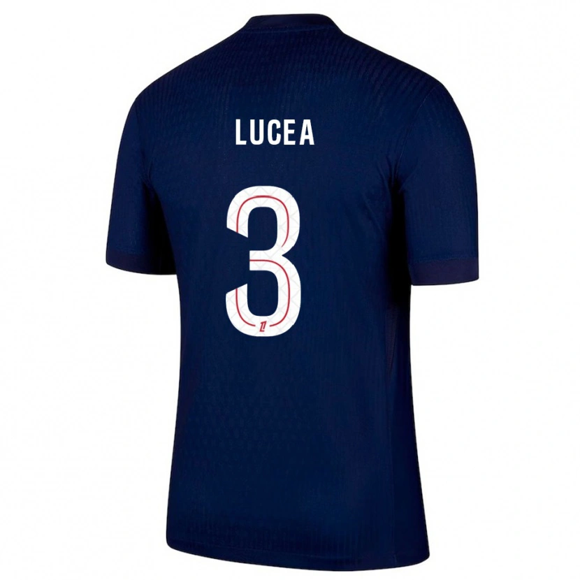 Danxen Hombre Camiseta Dimitri Lucea #3 Azul Marino Rojo 1ª Equipación 2025/26 La Camisa México