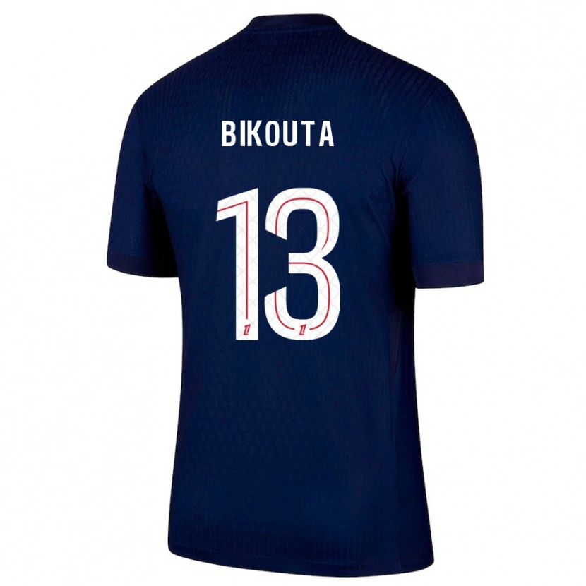 Danxen Hombre Camiseta Dan-Patrice Bikouta #13 Azul Marino Rojo 1ª Equipación 2025/26 La Camisa México