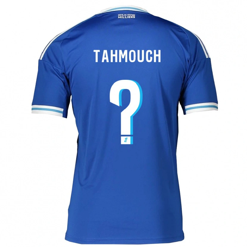 Danxen Hombre Camiseta Mathieu Tahmouch #0 Azul Blanco 1ª Equipación 2025/26 La Camisa México