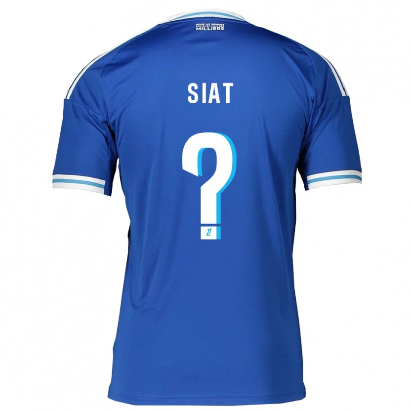 Danxen Hombre Camiseta Victor Siat #0 Azul Blanco 1ª Equipación 2025/26 La Camisa México