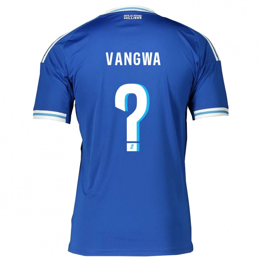 Danxen Hombre Camiseta Jilva Vangwa #0 Azul Blanco 1ª Equipación 2025/26 La Camisa México