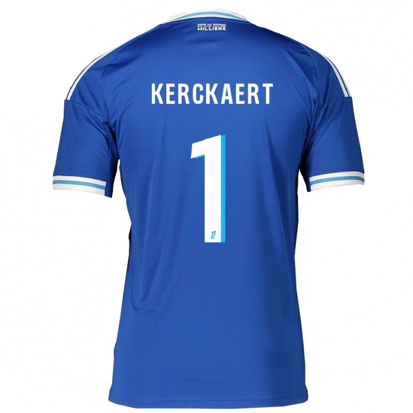 Danxen Hombre Camiseta Gabriel Kerckaert #1 Azul Blanco 1ª Equipación 2025/26 La Camisa México