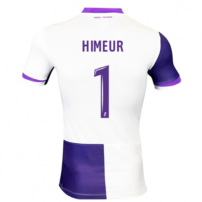 Danxen Hombre Camiseta Thomas Himeur #1 Morado Blanco 1ª Equipación 2025/26 La Camisa México