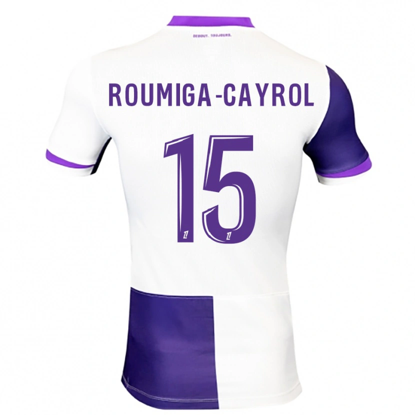 Danxen Hombre Camiseta Sonia Roumiga-Cayrol #15 Morado Blanco 1ª Equipación 2025/26 La Camisa México