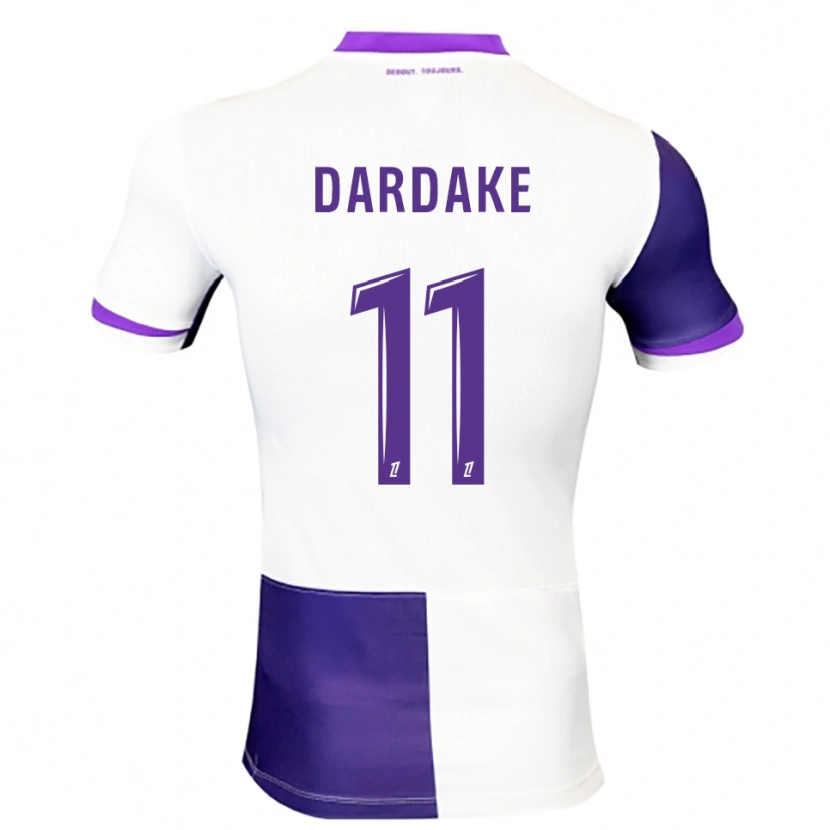 Danxen Hombre Camiseta Wassim Dardake #11 Morado Blanco 1ª Equipación 2025/26 La Camisa México