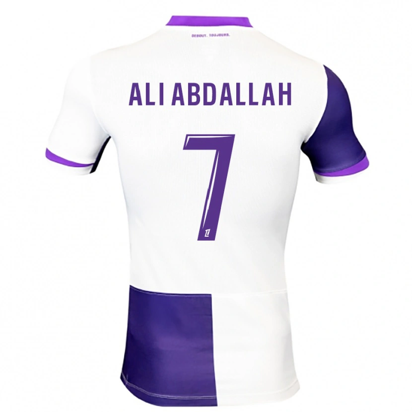 Danxen Hombre Camiseta Nivine Ali Abdallah #7 Morado Blanco 1ª Equipación 2025/26 La Camisa México