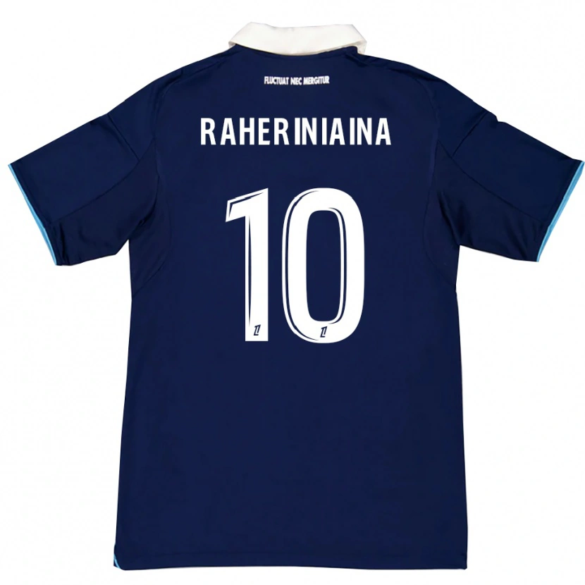 Danxen Hombre Camiseta El Hadary Raheriniaina #10 Azul Oscuro Blanco 1ª Equipación 2025/26 La Camisa México