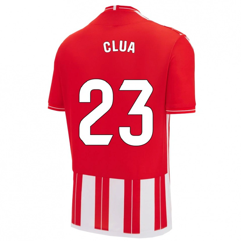 Danxen Hombre Camiseta Selvi Clua #23 Rojo Blanco 1ª Equipación 2025/26 La Camisa México