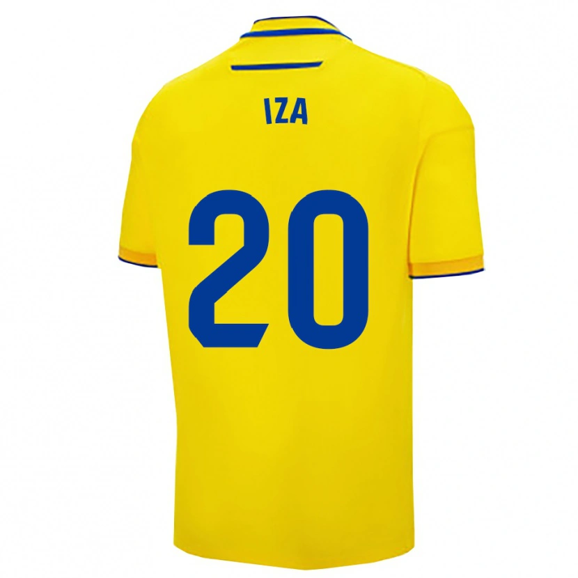 Danxen Hombre Camiseta Iza Carcelén #20 Amarillo Marino 1ª Equipación 2025/26 La Camisa México