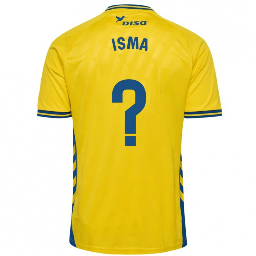 Danxen Hombre Camiseta Isma Hernández #0 Amarillo Azul 1ª Equipación 2025/26 La Camisa México
