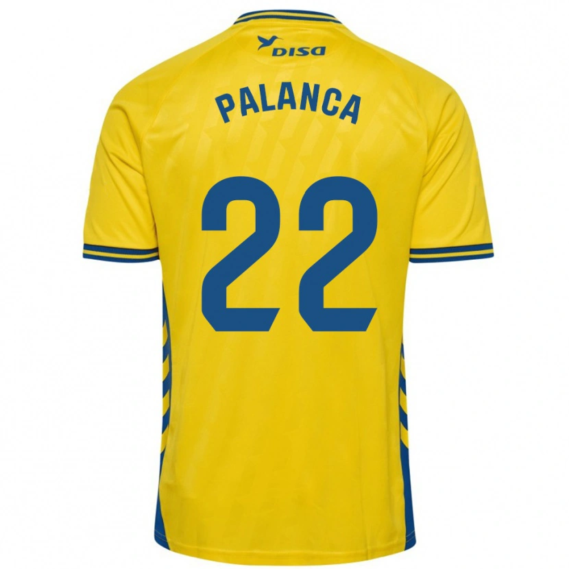 Danxen Hombre Camiseta Palanca #22 Amarillo Azul 1ª Equipación 2025/26 La Camisa México