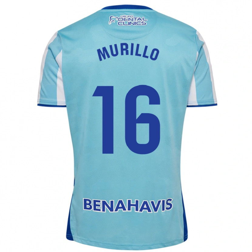 Danxen Hombre Camiseta Diego Murillo #16 Celeste Blanco 1ª Equipación 2025/26 La Camisa México