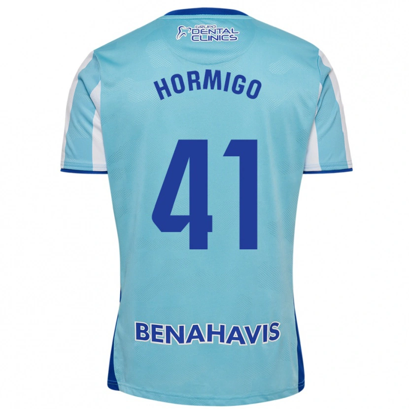Danxen Hombre Camiseta Cintia Hormigo #41 Celeste Blanco 1ª Equipación 2025/26 La Camisa México