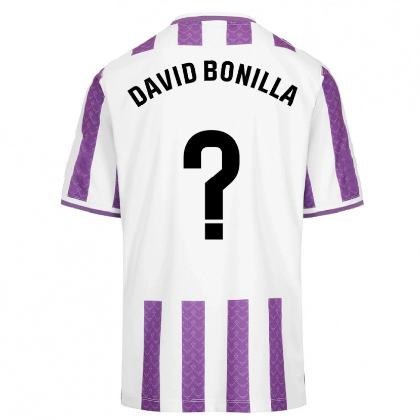 Danxen Hombre Camiseta Juan David Bonilla #0 Morado Blanco 1ª Equipación 2025/26 La Camisa México