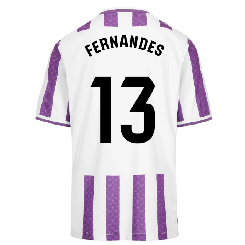 Danxen Hombre Camiseta Guilherme Fernandes #13 Morado Blanco 1ª Equipación 2025/26 La Camisa México
