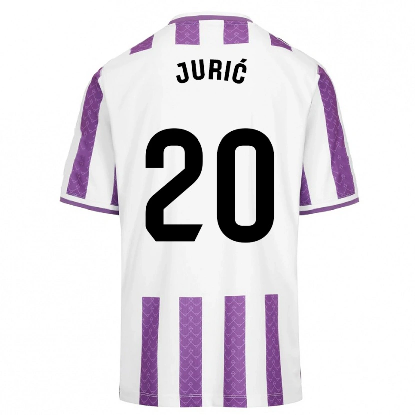 Danxen Hombre Camiseta Stanko Juric #20 Morado Blanco 1ª Equipación 2025/26 La Camisa México