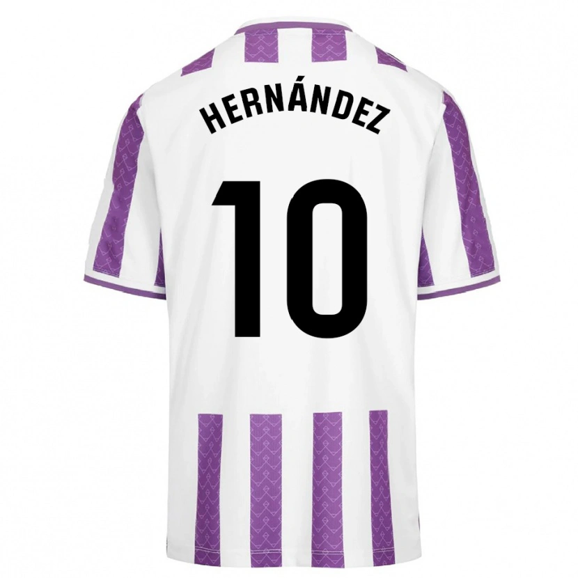Danxen Hombre Camiseta Celia Hernández Cordero #10 Morado Blanco 1ª Equipación 2025/26 La Camisa México