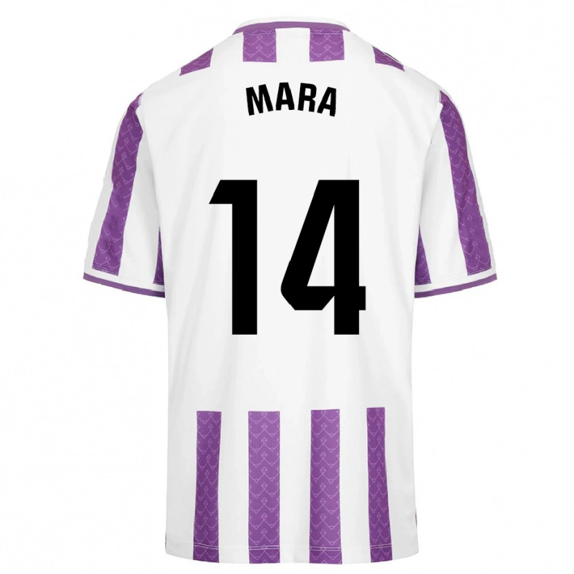 Danxen Hombre Camiseta Mara Martínez Fuertes #14 Morado Blanco 1ª Equipación 2025/26 La Camisa México