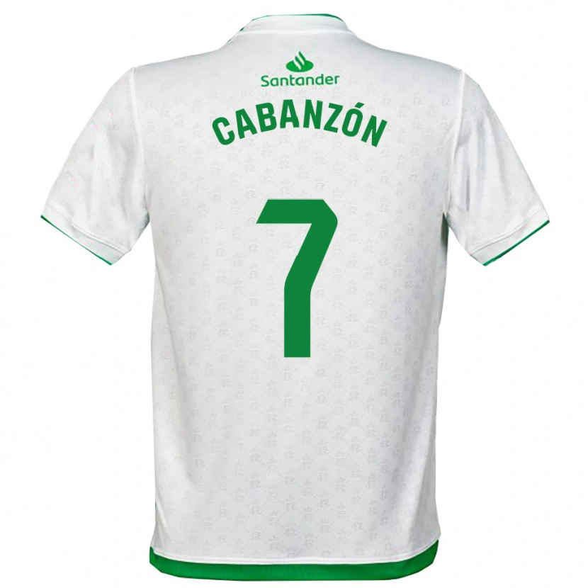 Danxen Hombre Camiseta Yeray Cabanzón #7 Verde Blanco 1ª Equipación 2025/26 La Camisa México