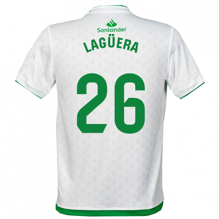 Danxen Hombre Camiseta Christian Lagüera #26 Verde Blanco 1ª Equipación 2025/26 La Camisa México