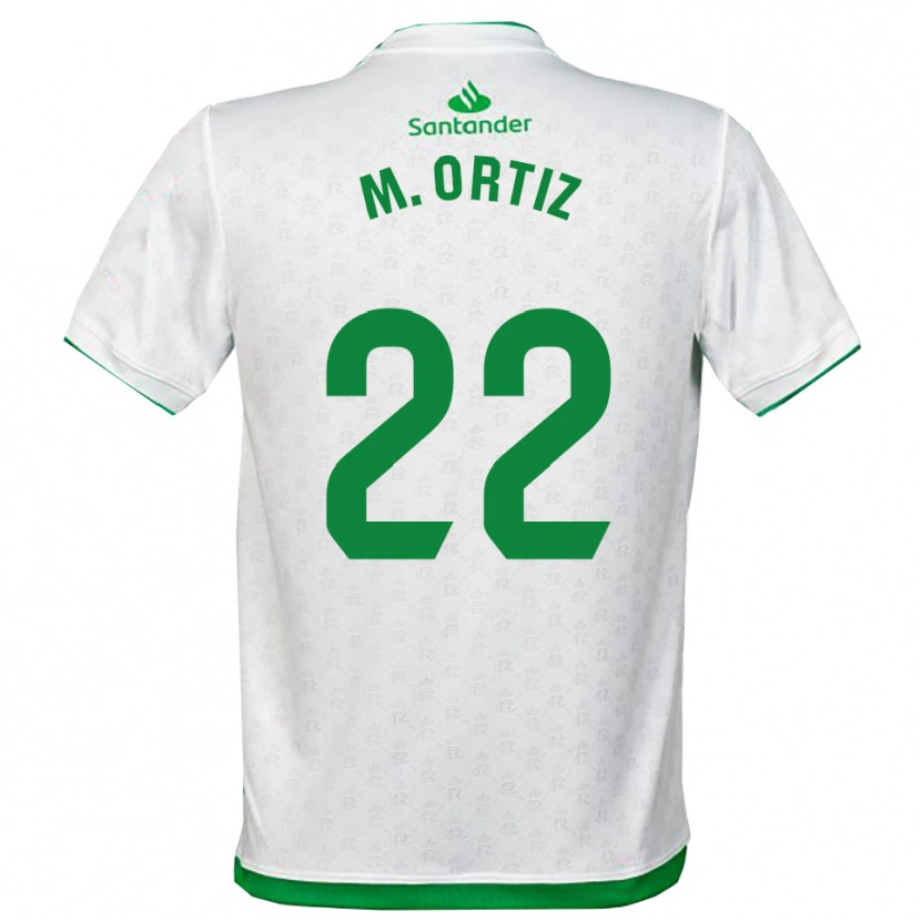 Danxen Hombre Camiseta María Ortiz Heras #22 Verde Blanco 1ª Equipación 2025/26 La Camisa México