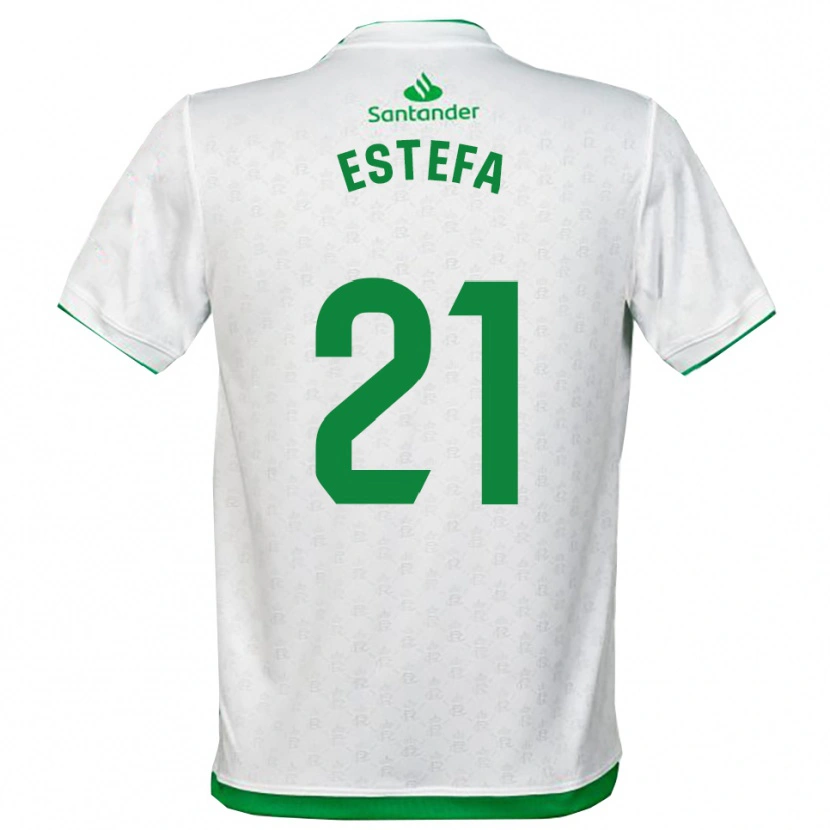 Danxen Hombre Camiseta Estefanía Torralba Pareja #21 Verde Blanco 1ª Equipación 2025/26 La Camisa México